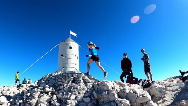 Ana Čufer na Triglavu (foto: osebni arhiv)