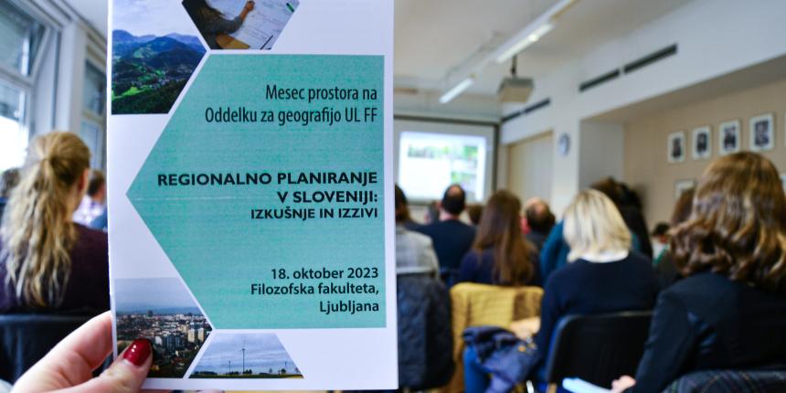 Mesec prostora je letos potekal pod naslovom Regionalno planiranje v Sloveniji: izkušnje in izzivi (foto: Tara Jakopič Stojc).